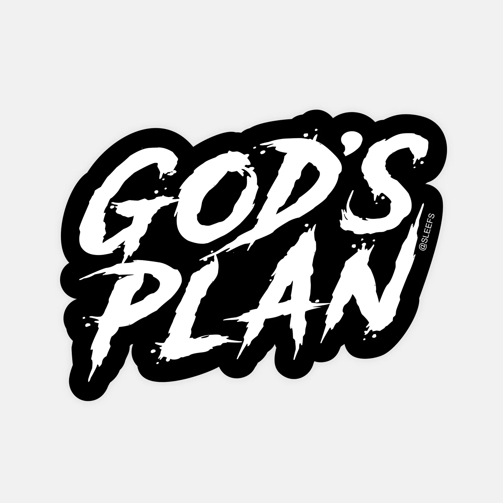 God's Plan Sticker