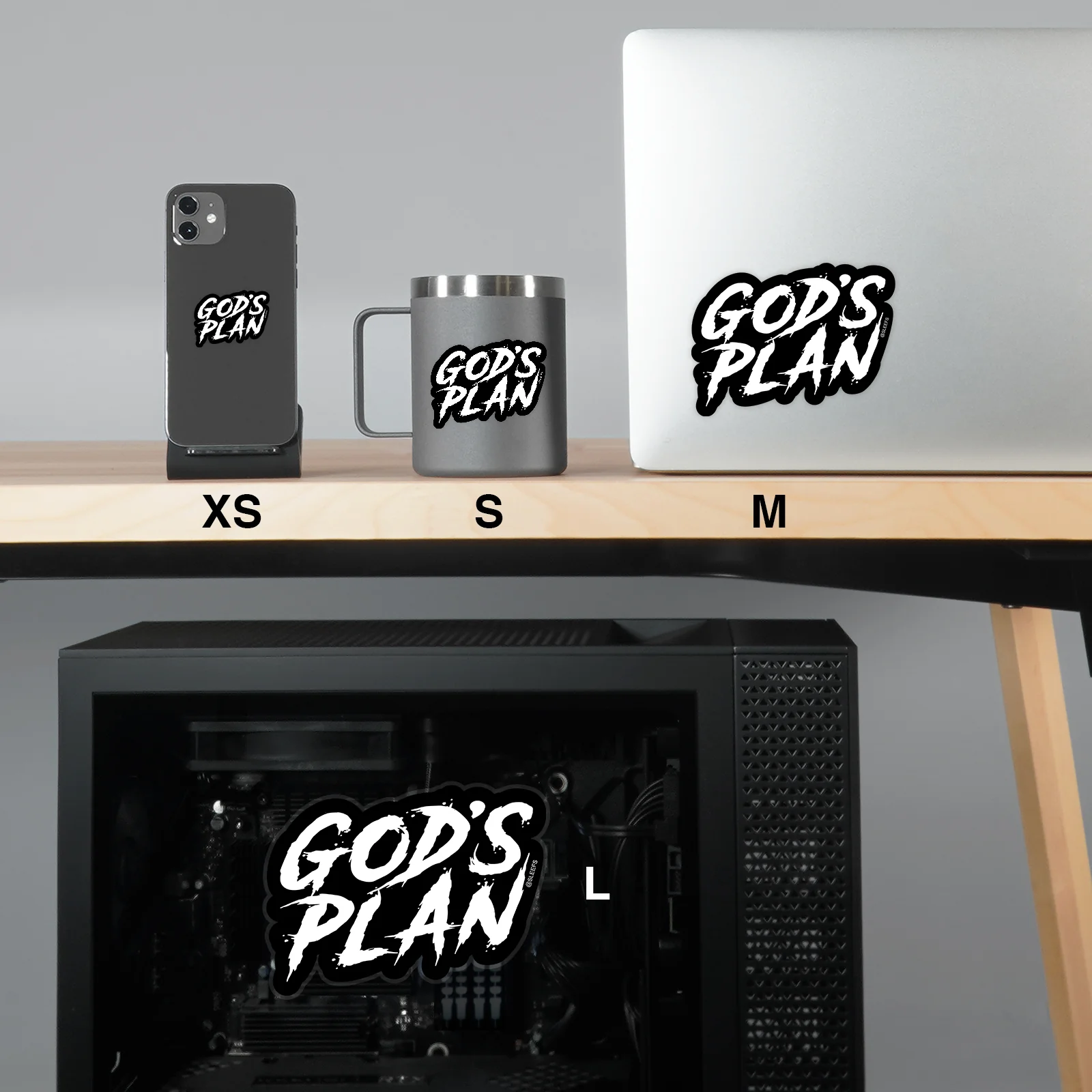 God's Plan Sticker - Image 2