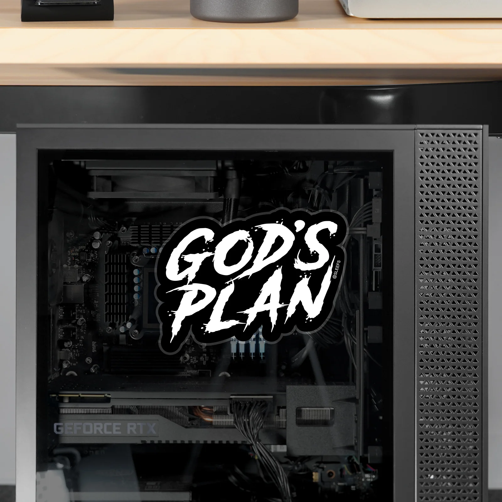 God's Plan Sticker - Image 6