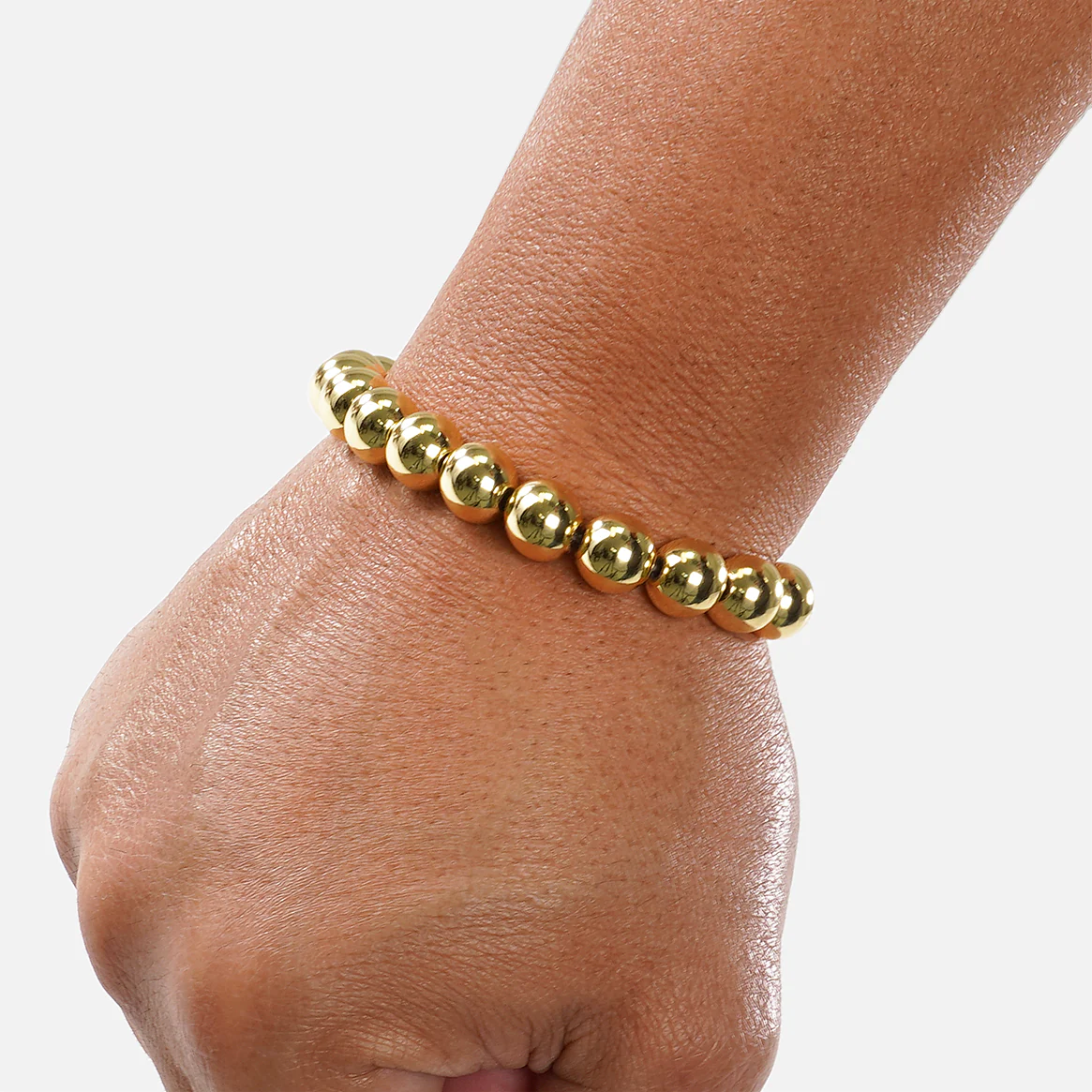 Gold Beaded Bracelet - Image 2
