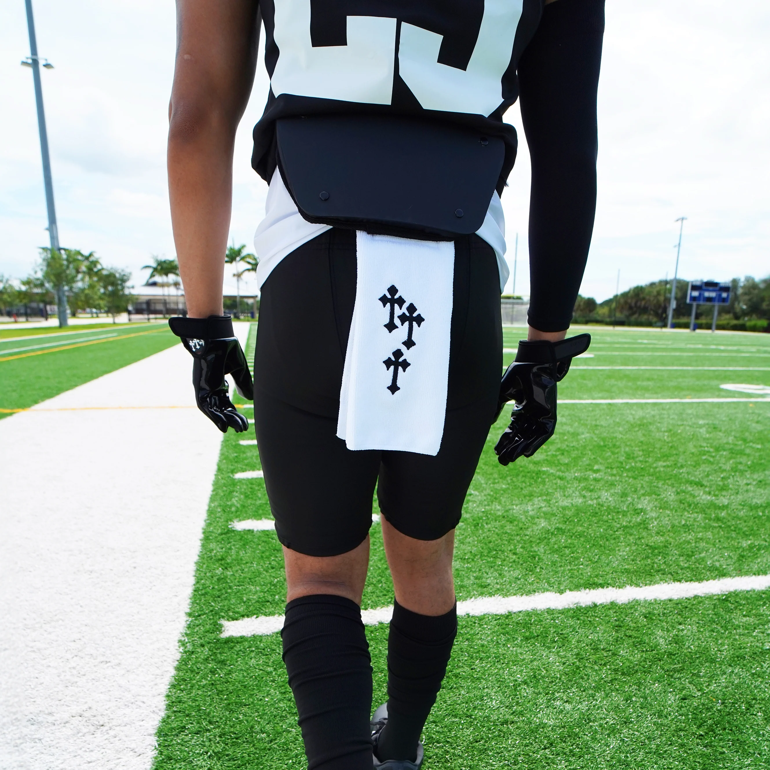 Gothic Cross Football Towel - Image 11