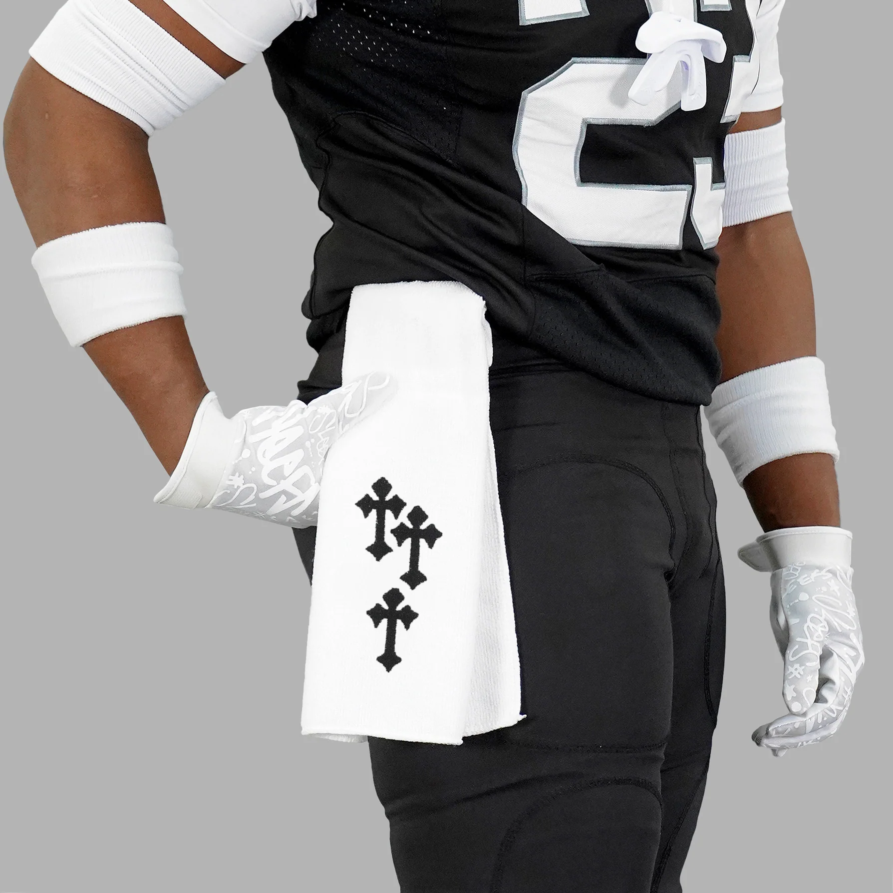 Gothic Cross Football Towel - Image 14