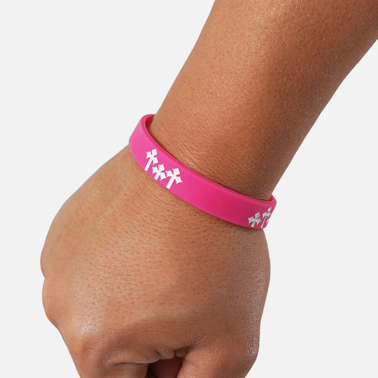 Gothic Cross Motivational Wristband - Image 4