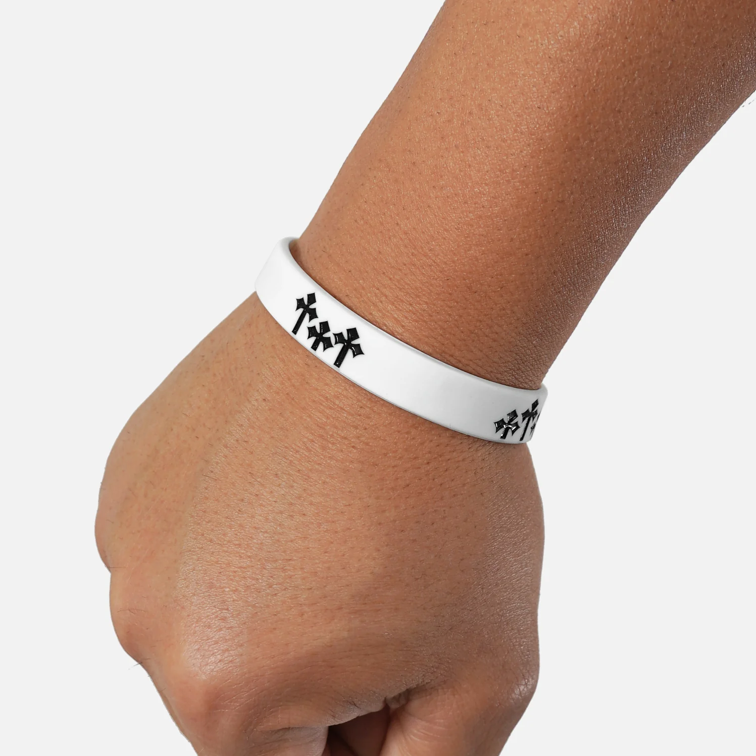 Gothic Cross Motivational Wristband - Image 6
