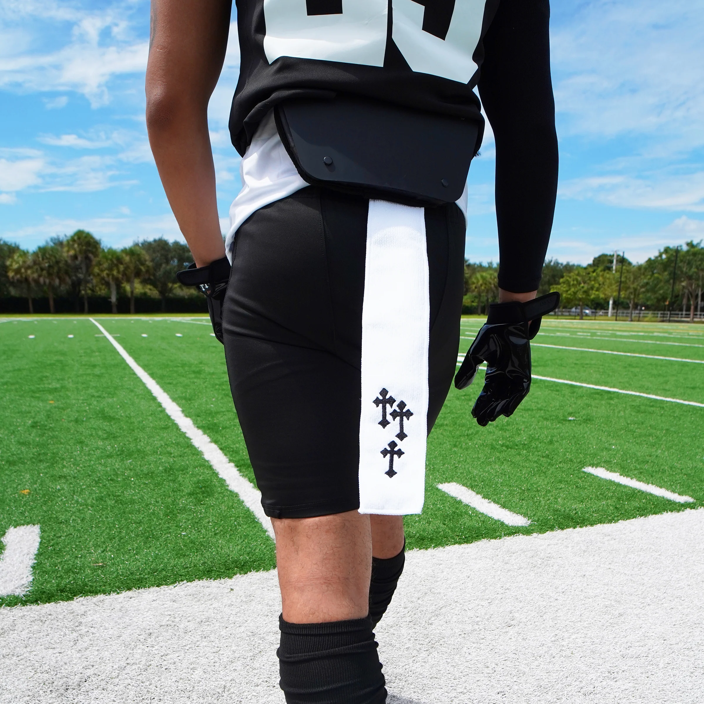Gothic Cross Thin Football Towel - Image 7