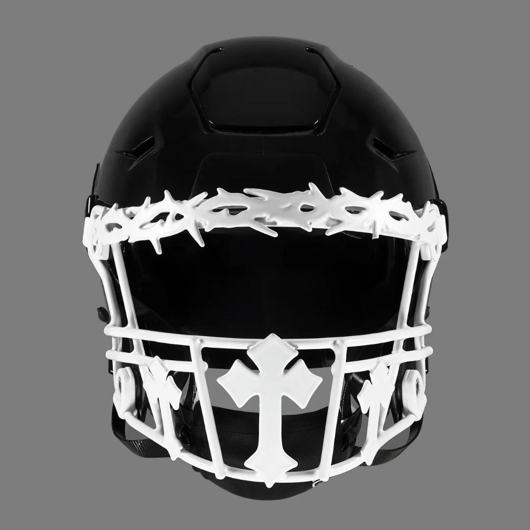 Gothic Crosses Crown of Thorns Football Facemask for Riddell SpeedFlex