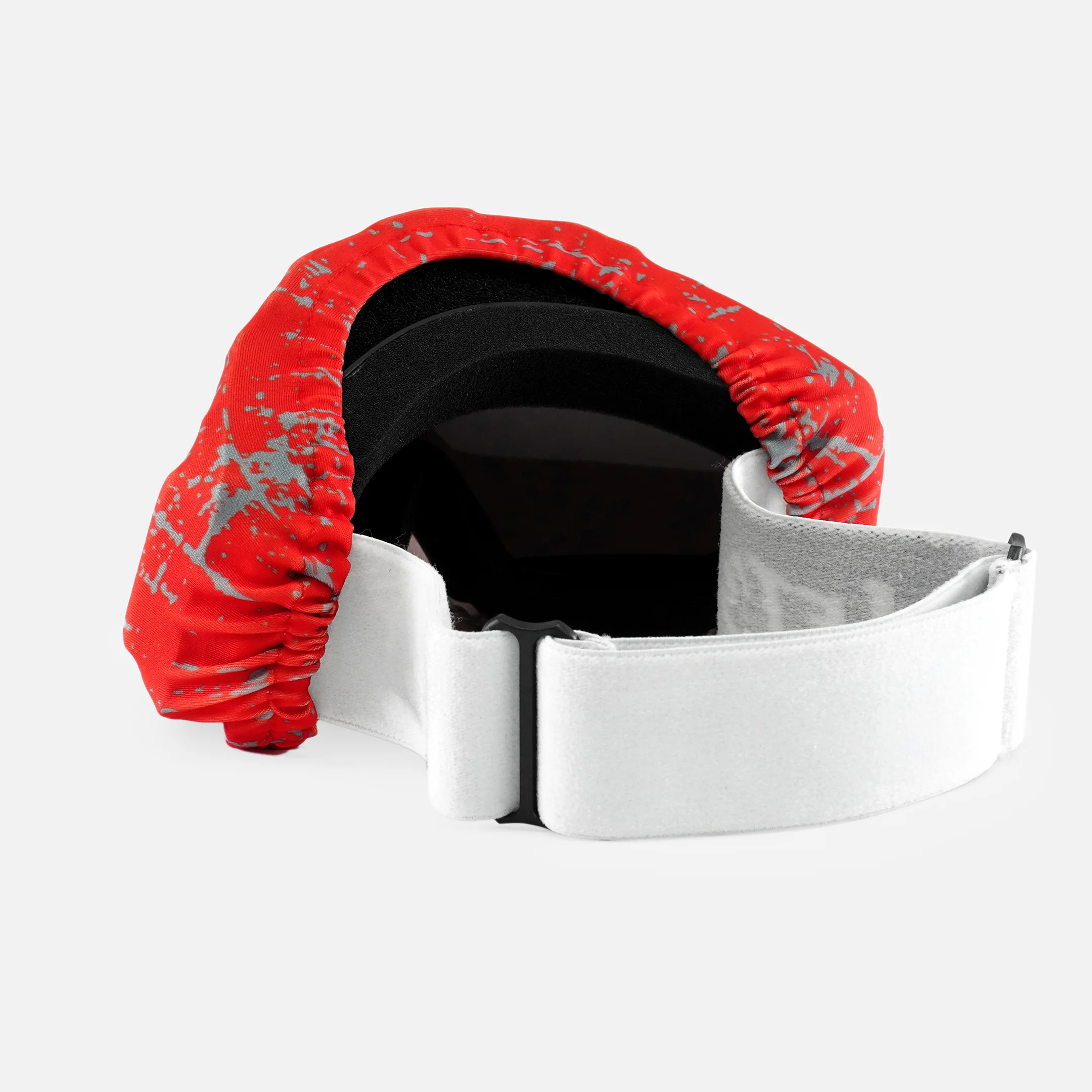 Grunge Red Soft Goggle Cover - Image 3