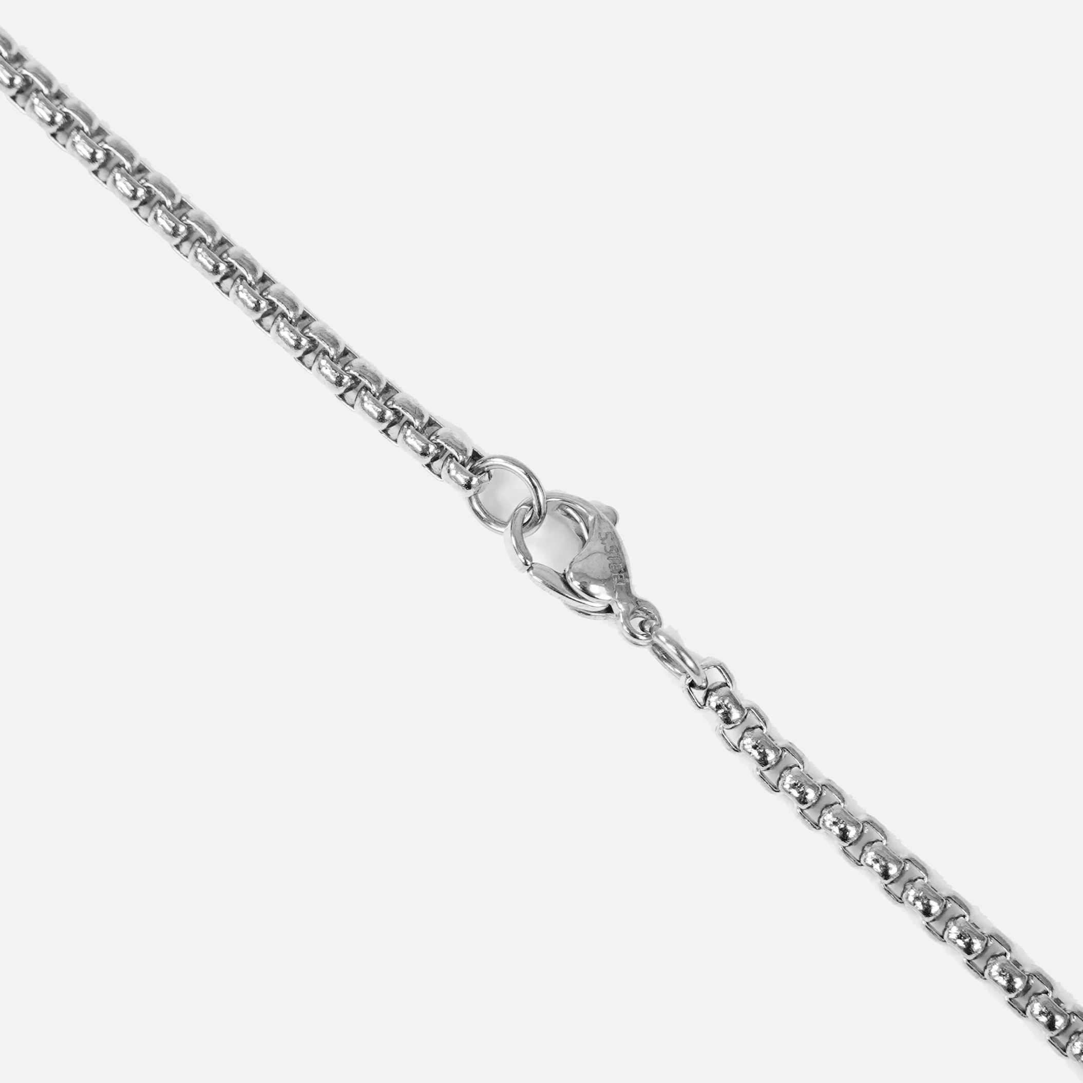 Gym Weights 1¾" Pendant with Chain Necklace - Stainless Steel - Image 4