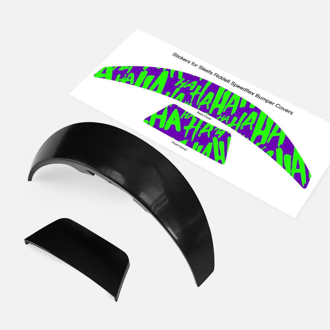 Ha Ha Ha Riddell Speedflex Front and Back Bumper Sticker Kit - Image 3