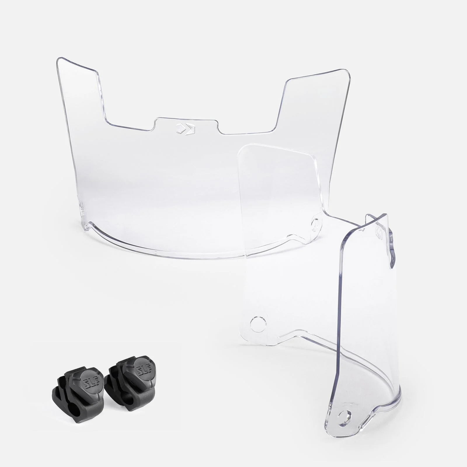 Clear Helmet Visor + Back Plate Bundle - Image 2