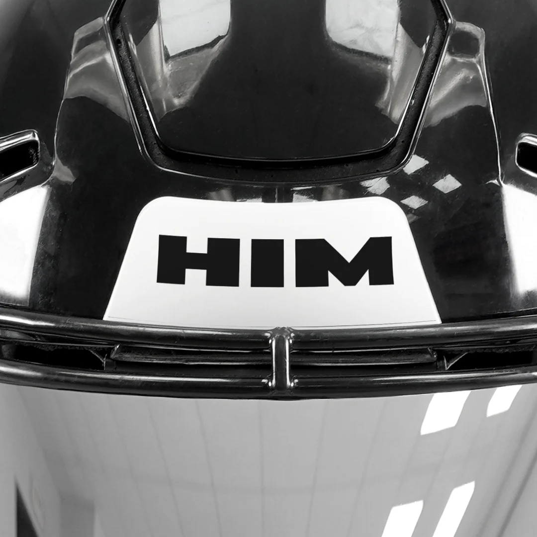 Him Riddell Speedflex Front and Back Bumper Sticker Kit - Image 2