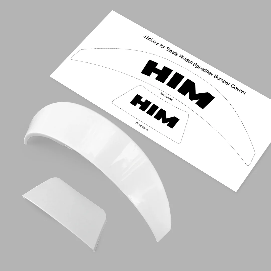 Him Riddell Speedflex Front and Back Bumper Sticker Kit - Image 3