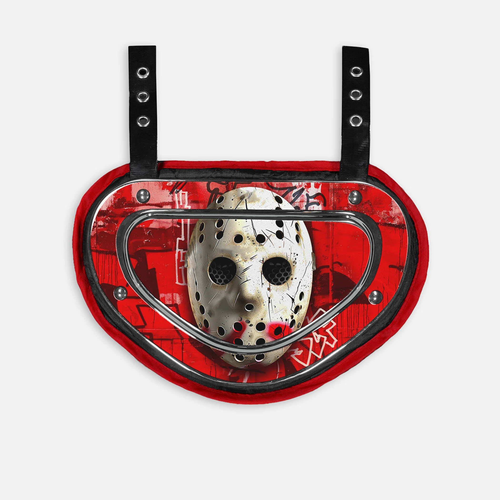 Hockey Mask Sticker for Backplate - Image 6