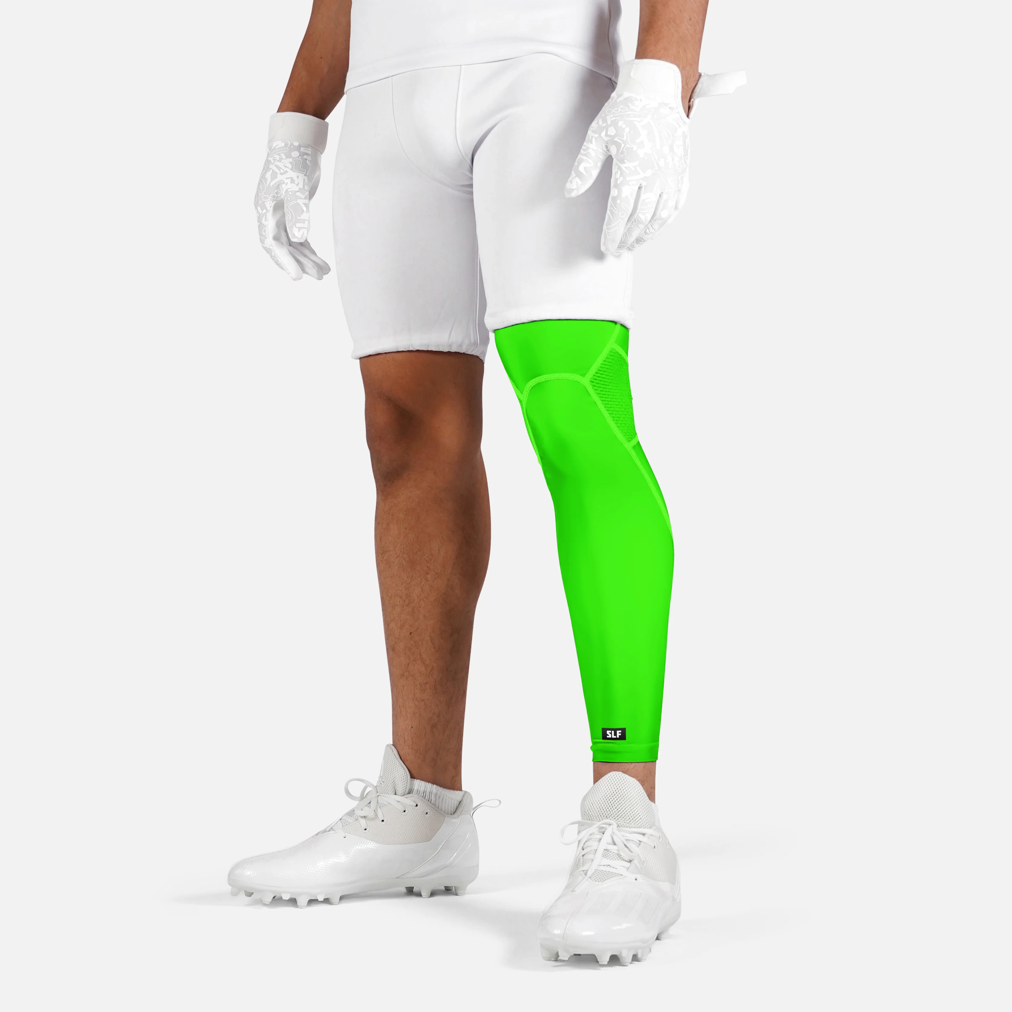 Hot Green Football Pro Leg Sleeve - Image 4