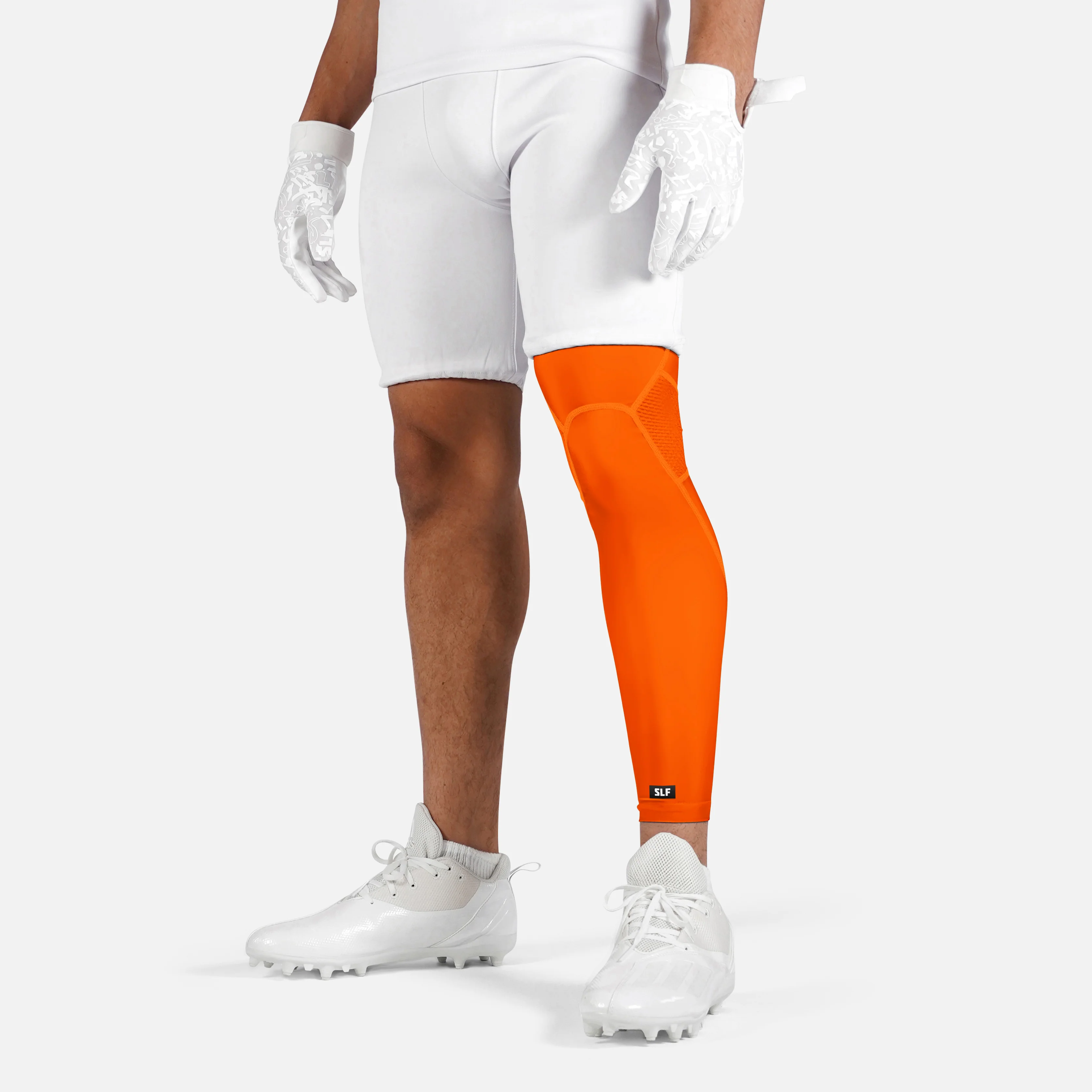 Hot Orange Football Pro Leg Sleeve - Image 4