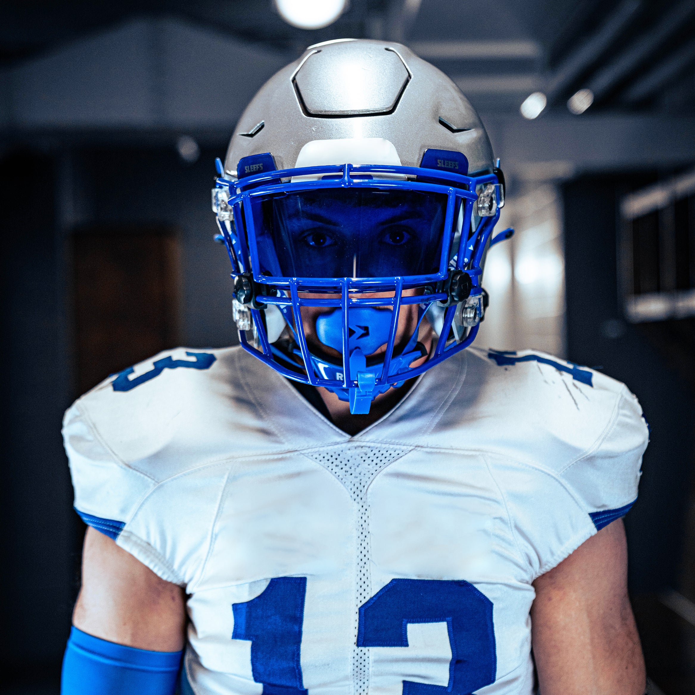 Hue Blue Soft Football Mouthguard - Image 4