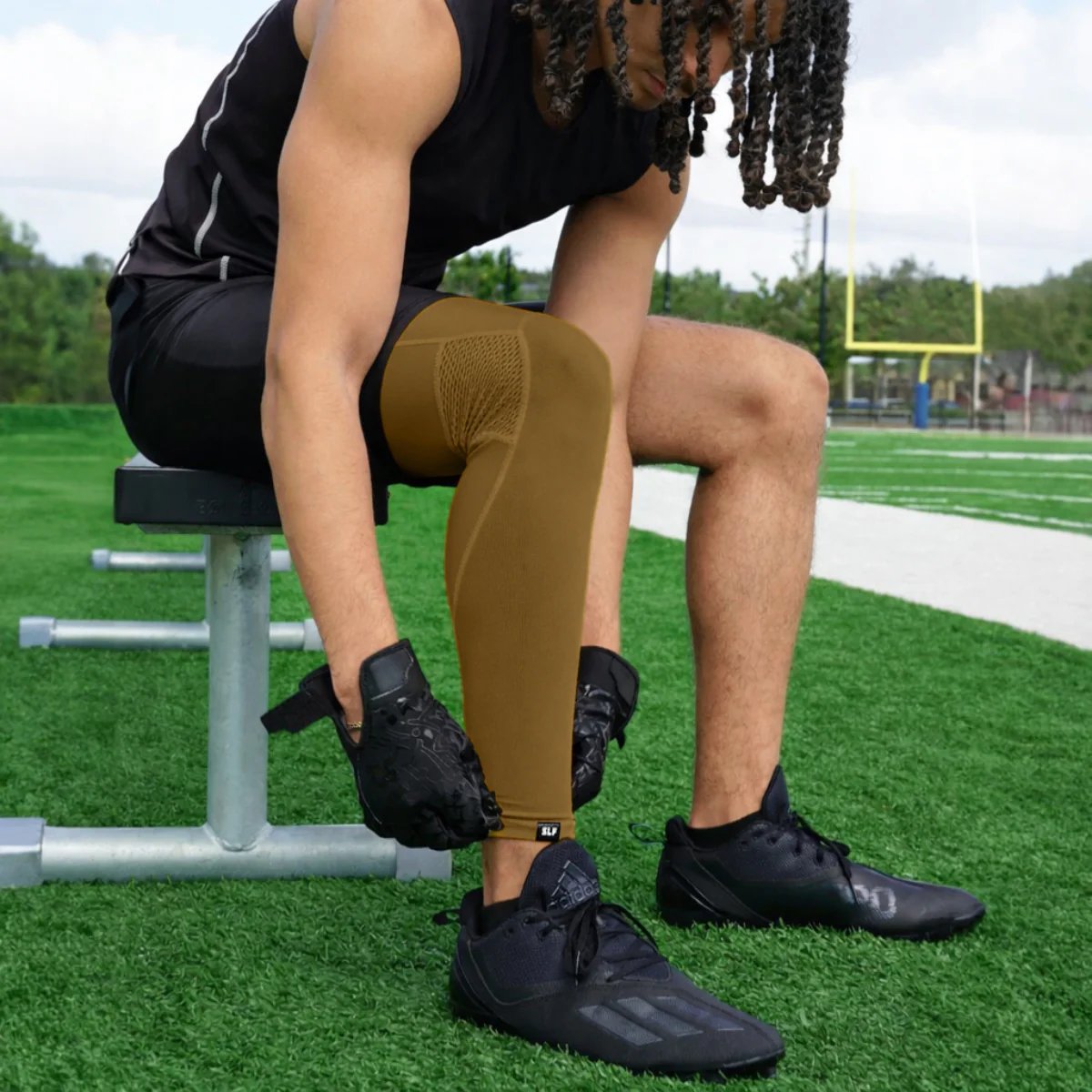 Hue Gold Football Pro Leg Sleeve - Image 8