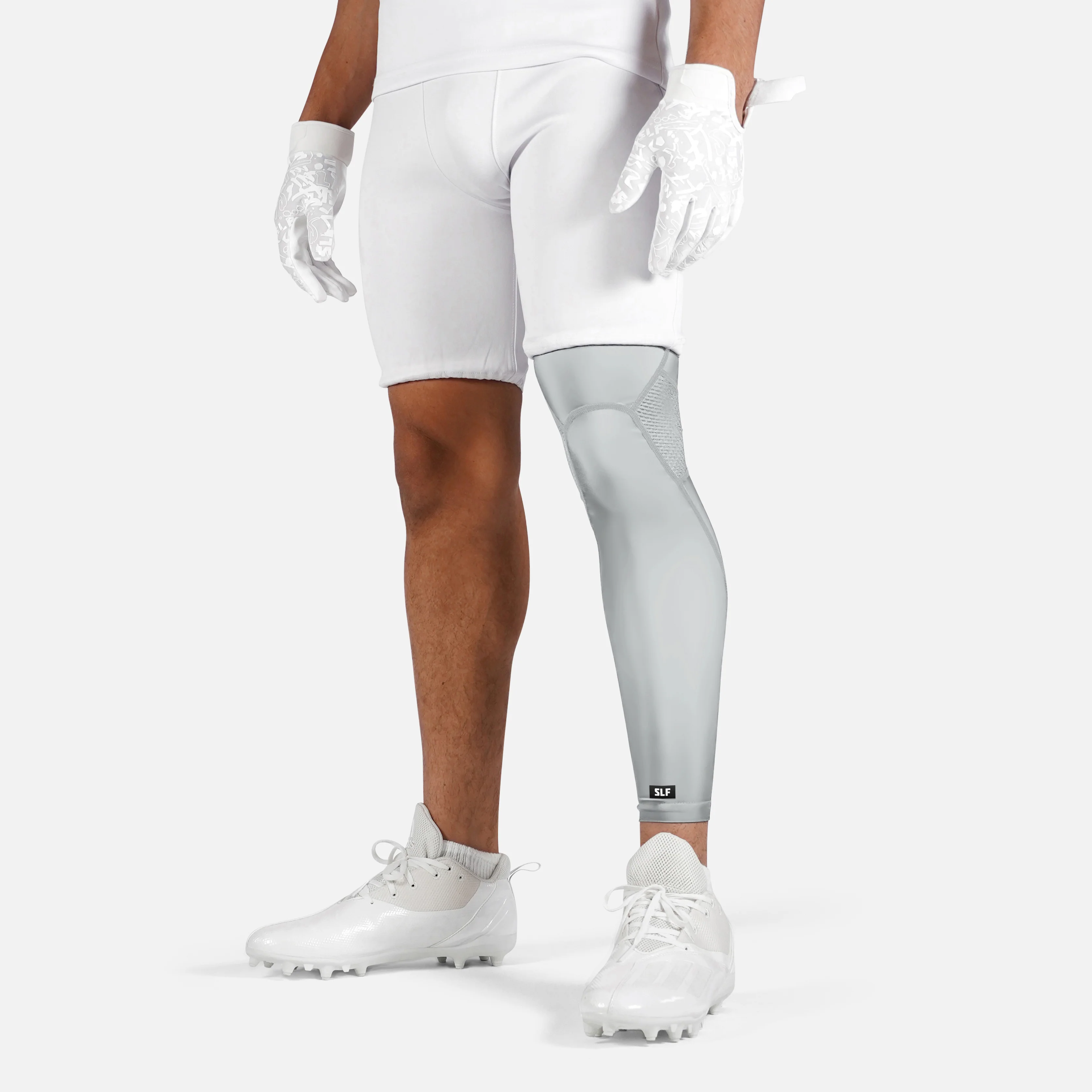 Hue Light Gray Football Pro Leg Sleeve - Image 4