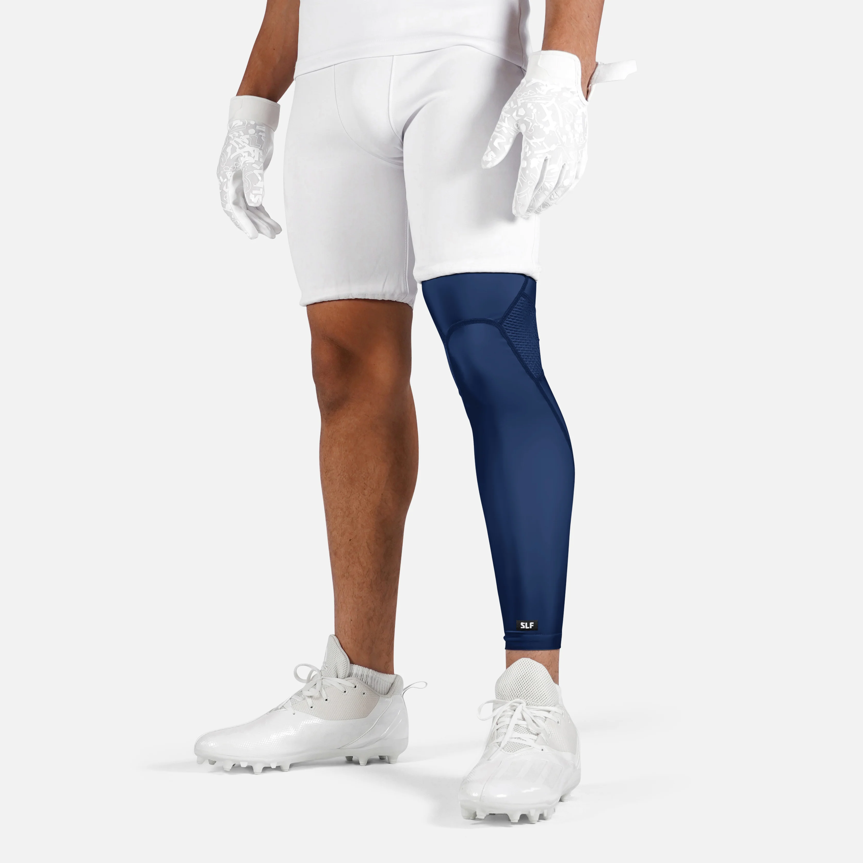 Hue Navy Blue Football Pro Leg Sleeve - Image 4