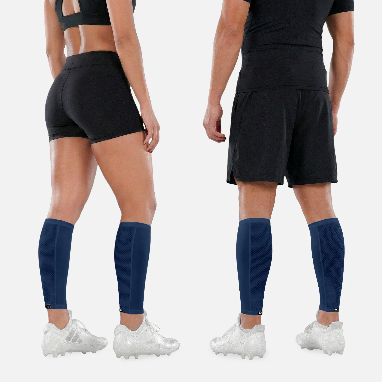 Hue Navy Pro Calf Sleeves - Image 2