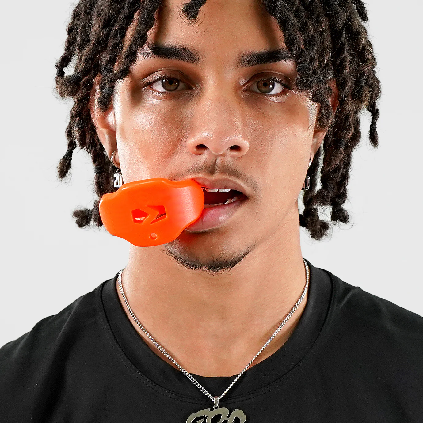 Hue Orange Soft Football Mouthguard - Image 4
