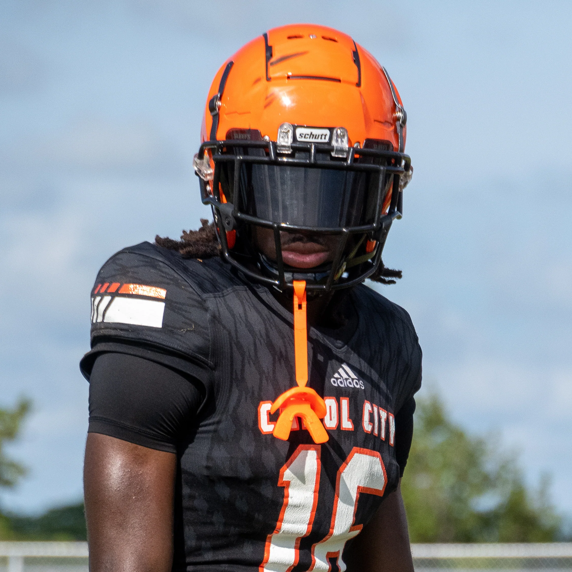 Hue Orange Soft Football Mouthguard - Image 6