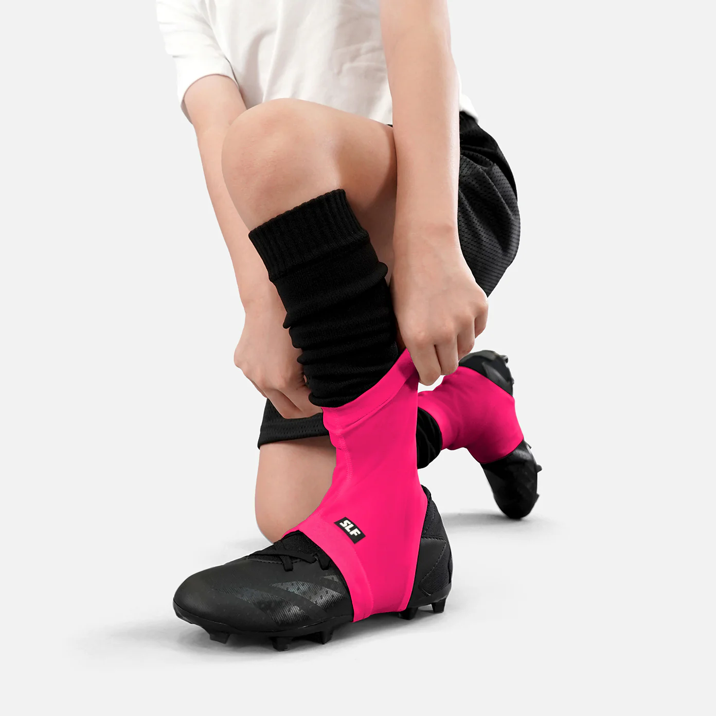 Hue Pink Kids Spats / Cleat Covers - Image 4