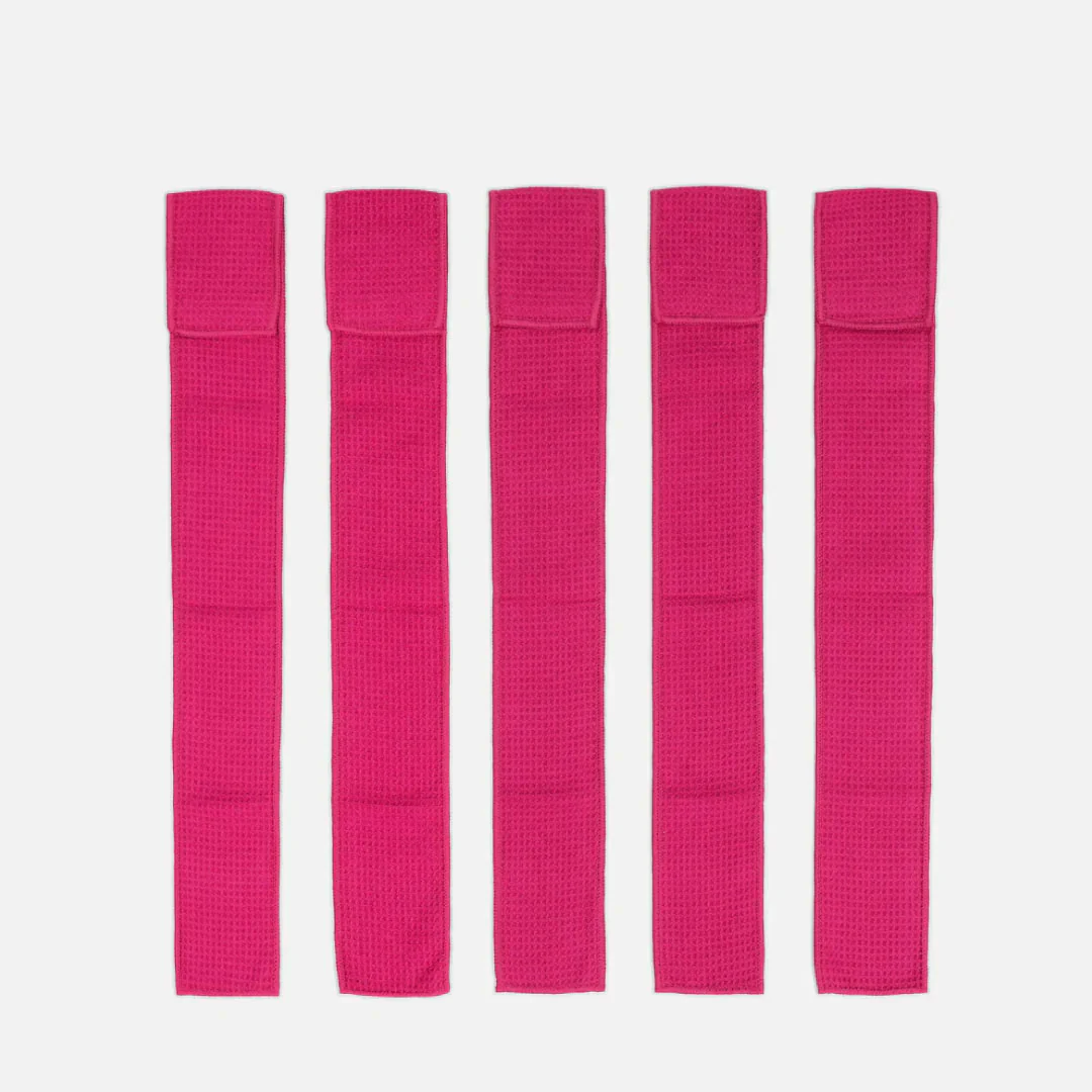 Hue Pink Thin Football Towel Multi-Pack