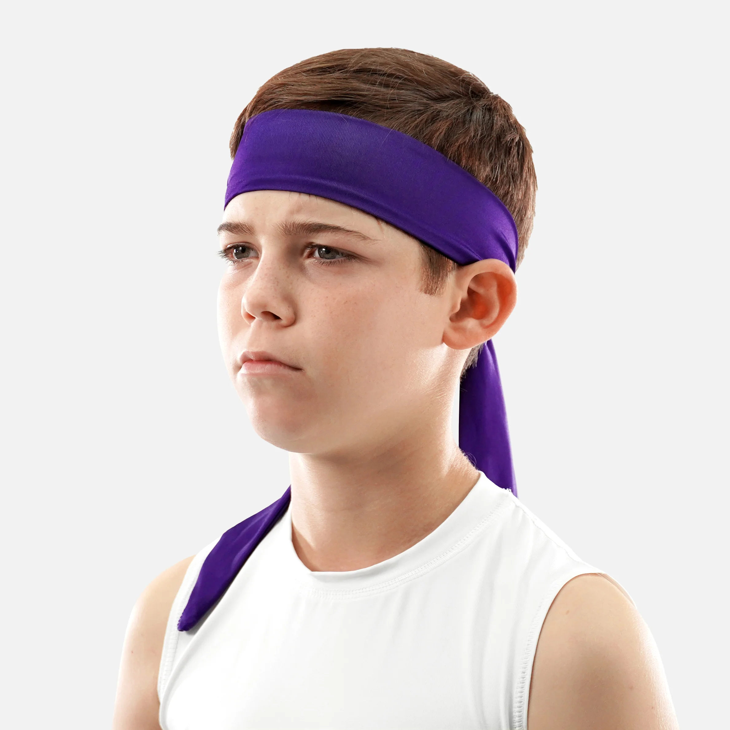 Hue Purple Kids Ninja Headband - Image 2