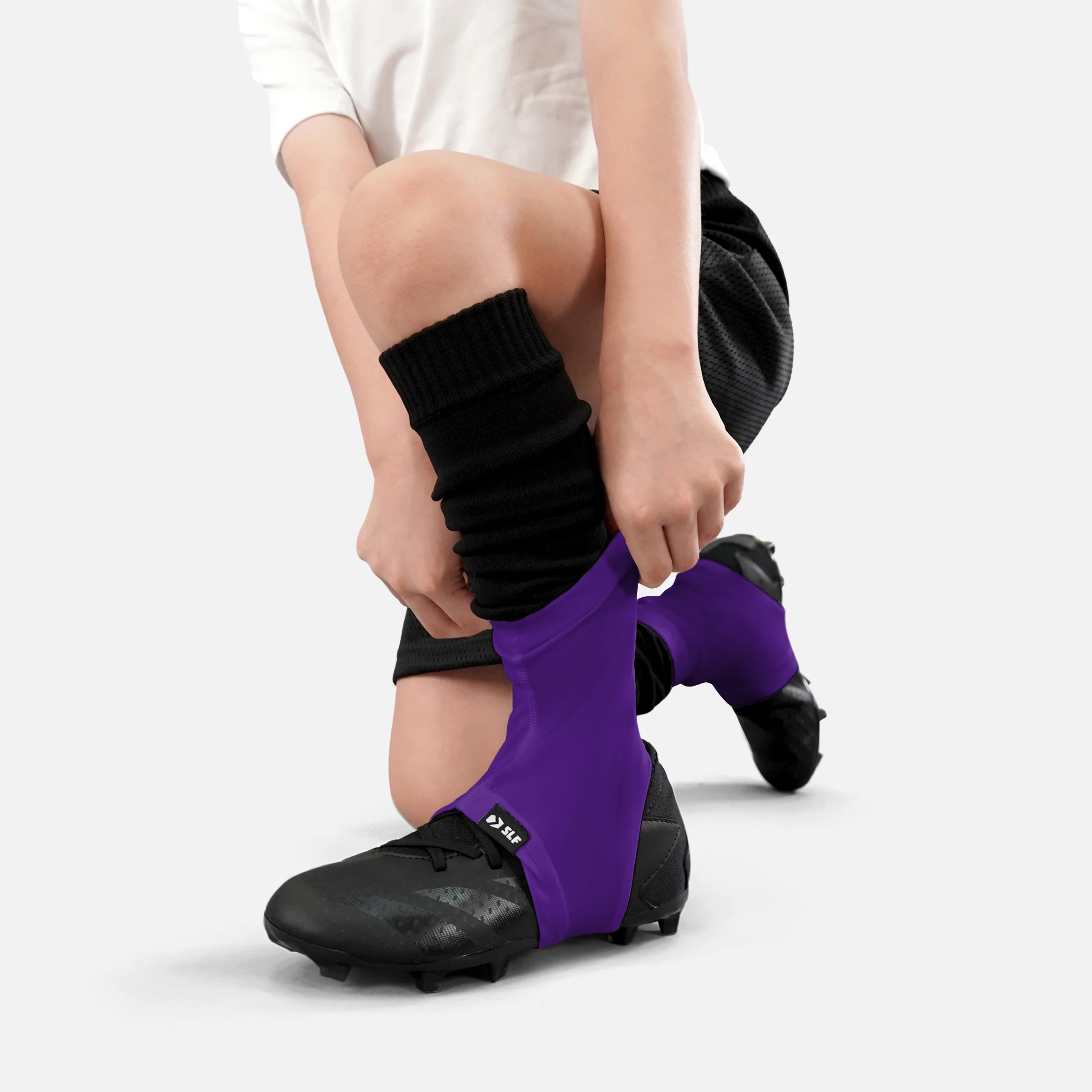 Hue Purple Kids Spats / Cleat Covers - Image 3