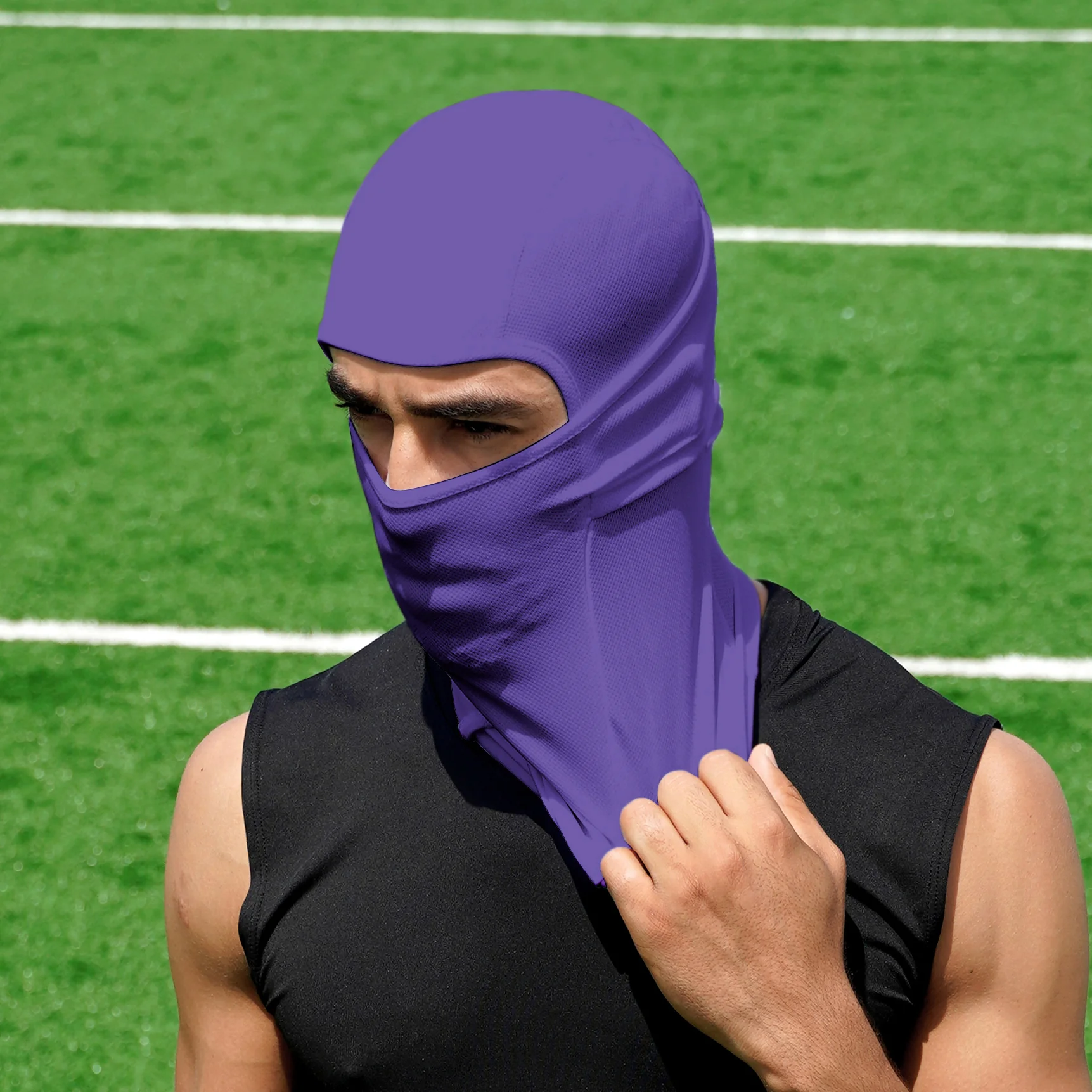 Hue Purple Loose-fitting Shiesty Mask - Image 6