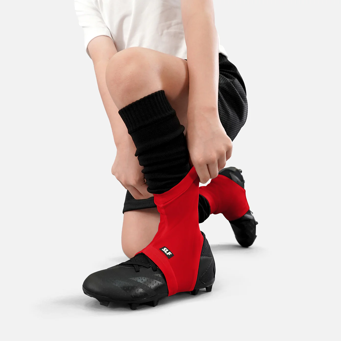 Hue Red Kids Spats / Cleat Covers - Image 3