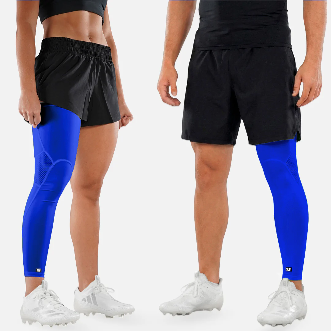 Hue Royal Blue Football Pro Leg Sleeve - Image 2