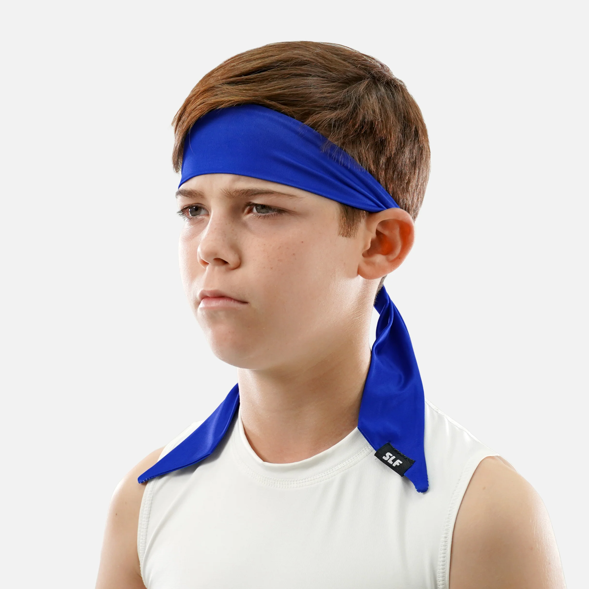 Hue Royal Blue Kids Ninja Headband - Image 2