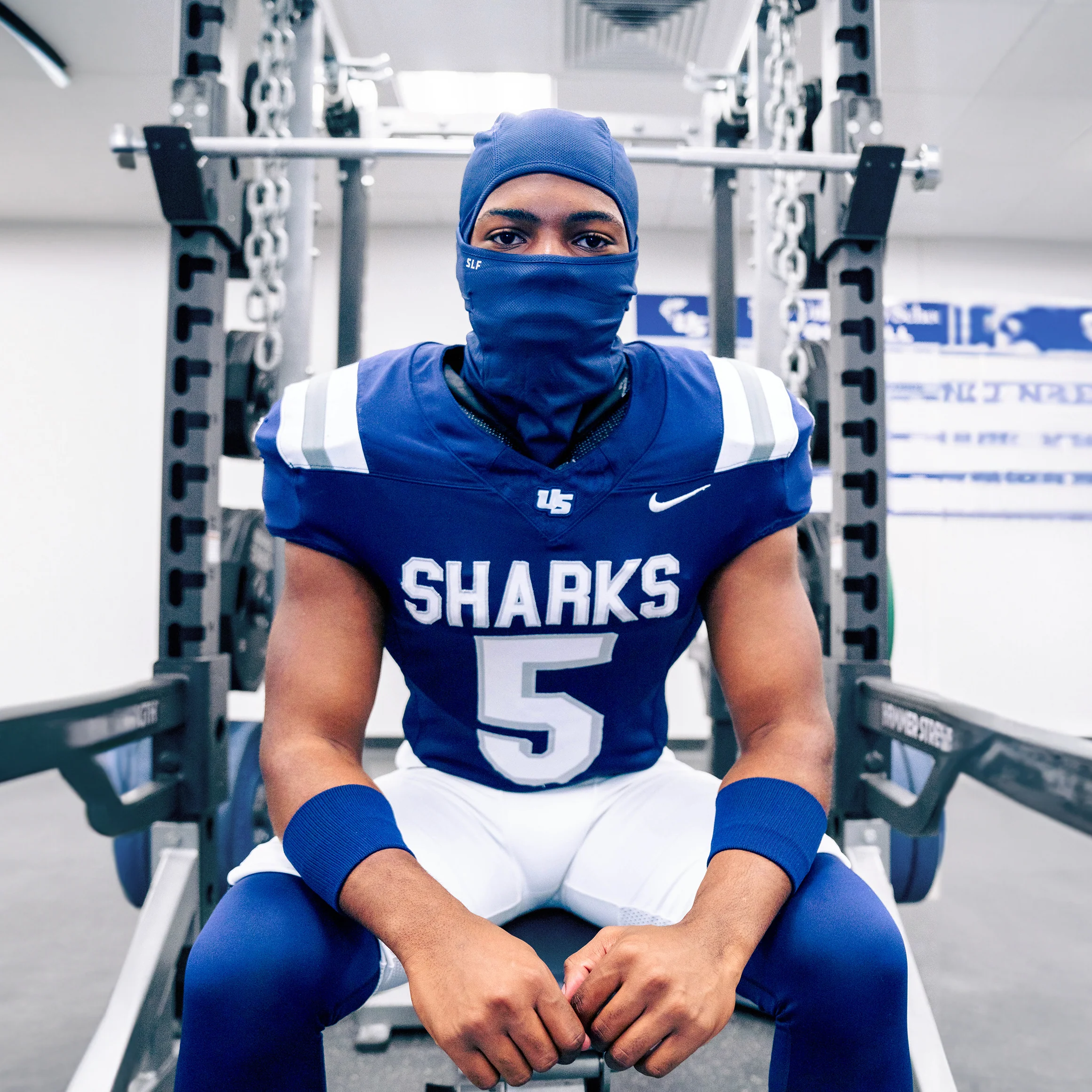 Hue Royal Blue Loose-fitting Shiesty Mask - Image 2
