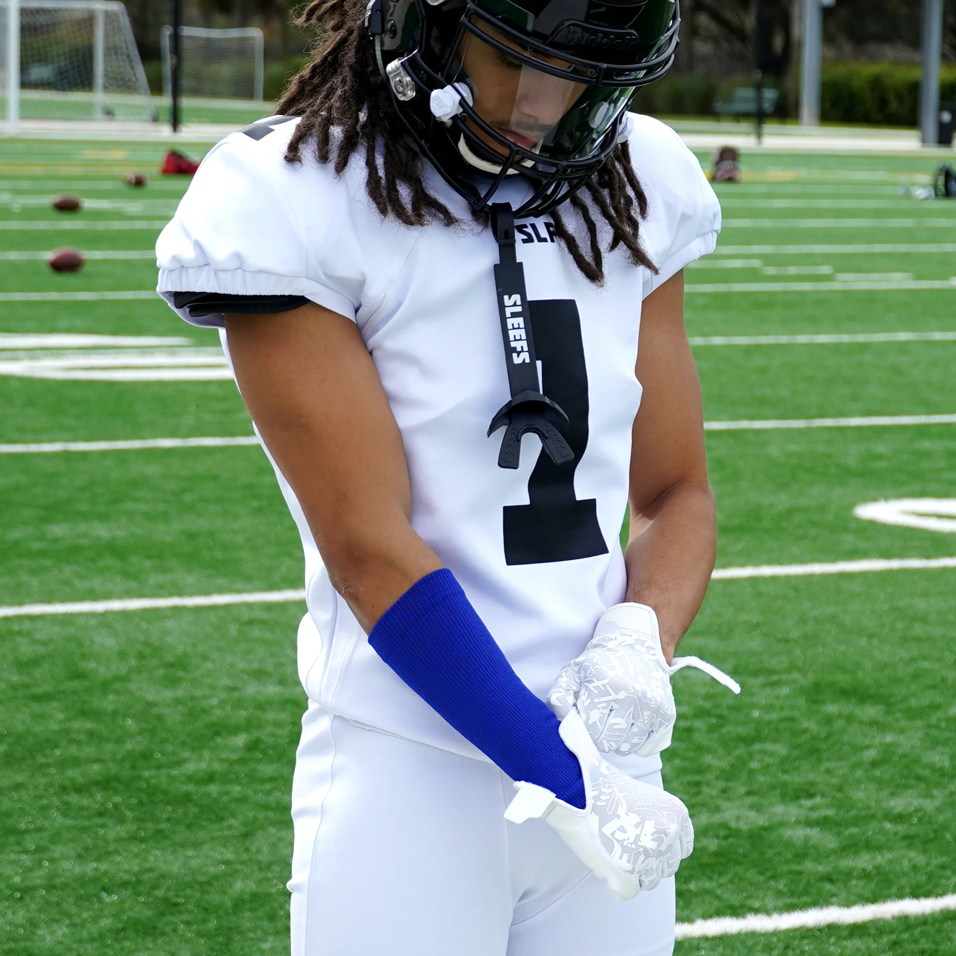 Hue Royal Blue Seamless Forearm Sleeve - Image 5