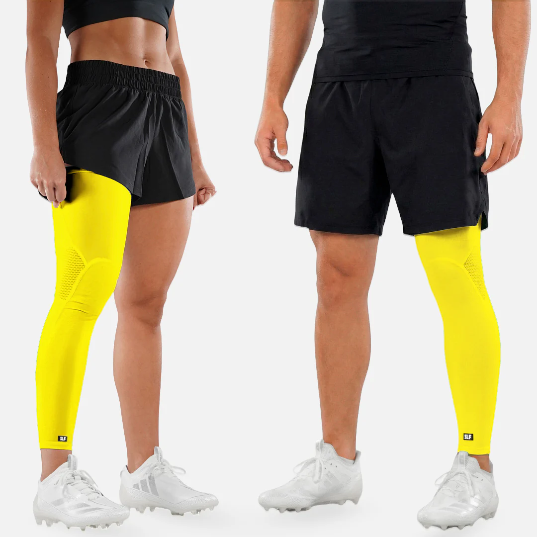 Hue Yellow Football Pro Leg Sleeve - Image 2