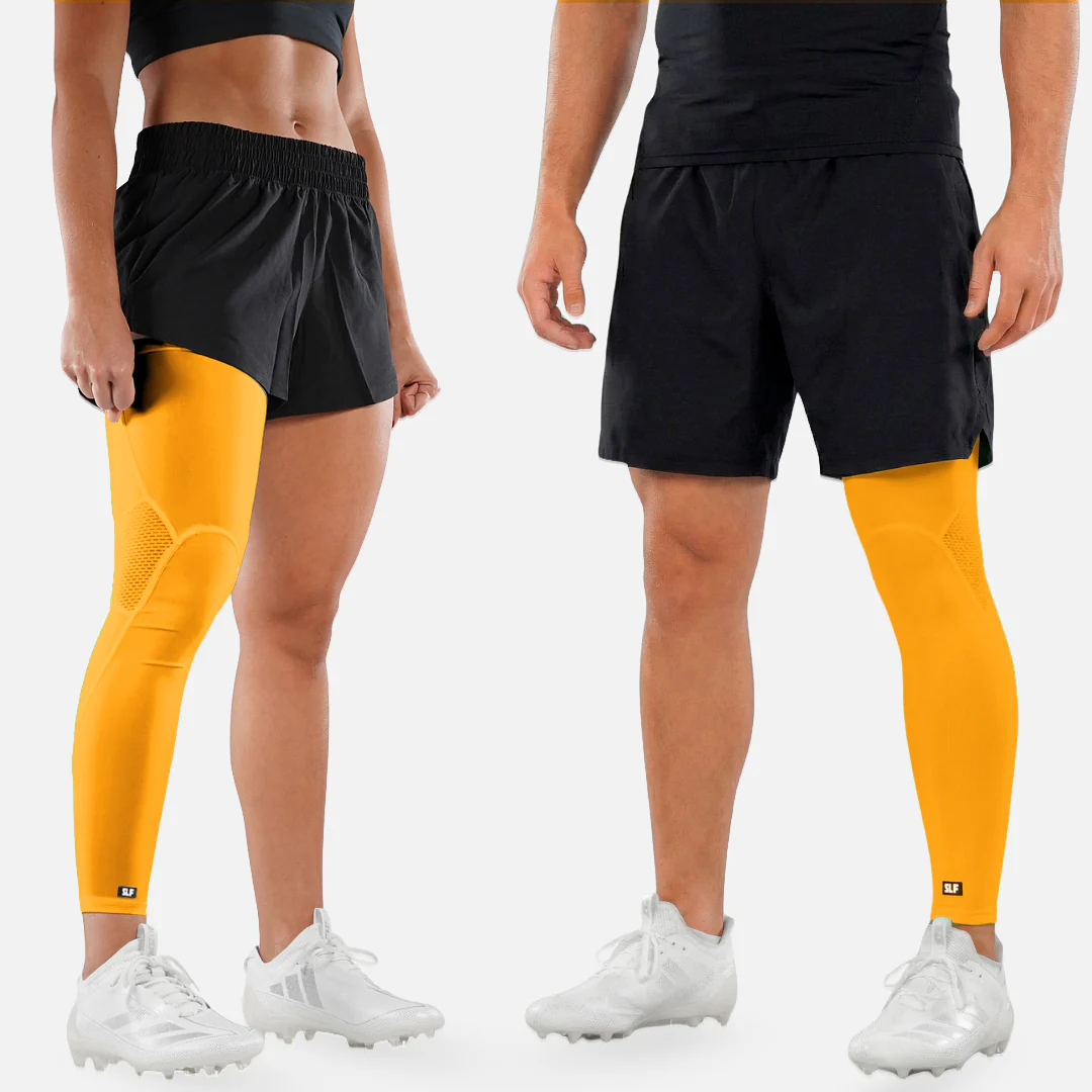 Hue Yellow Gold Football Pro Leg Sleeve - Image 2