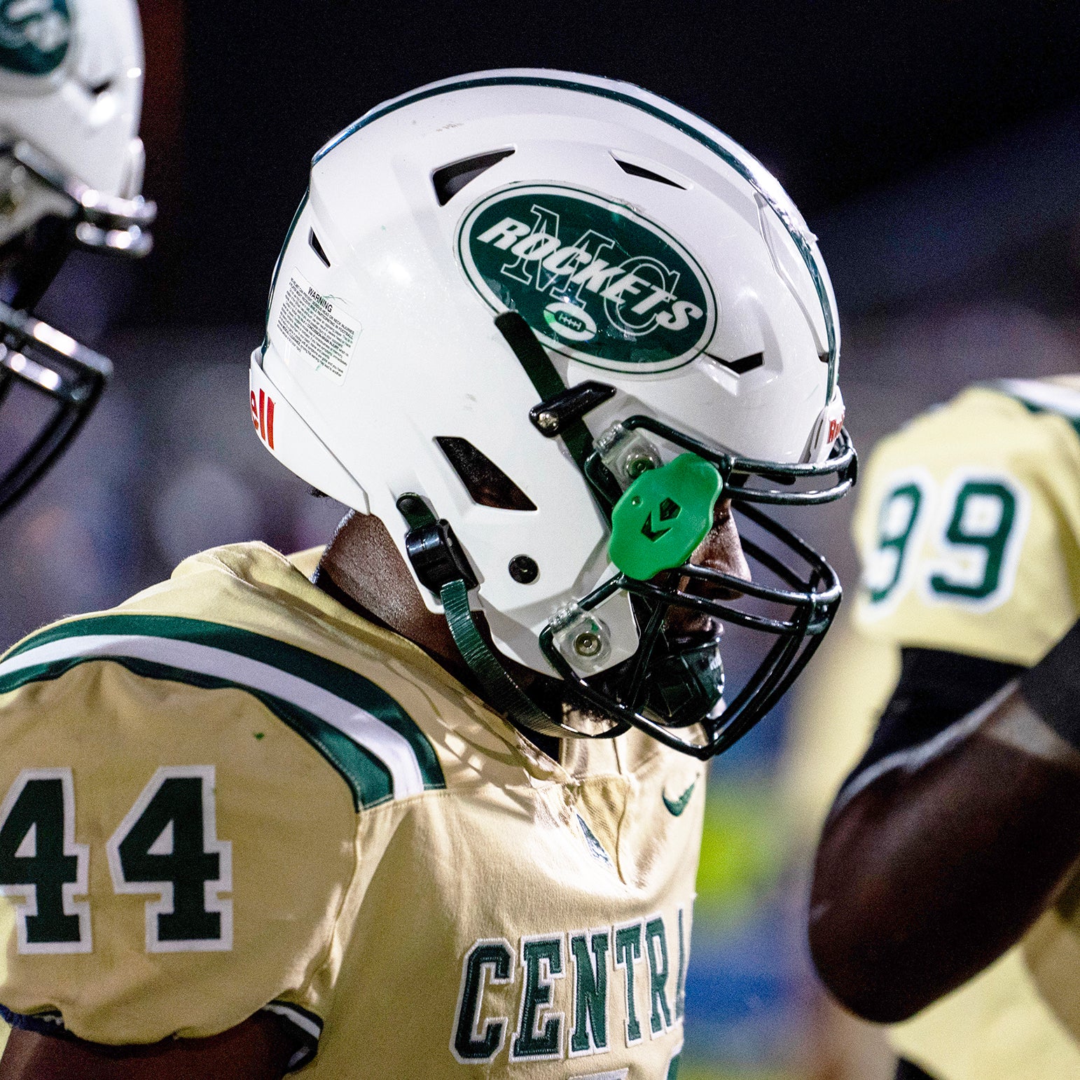 Hot Green Soft Football Mouthguard - Image 6