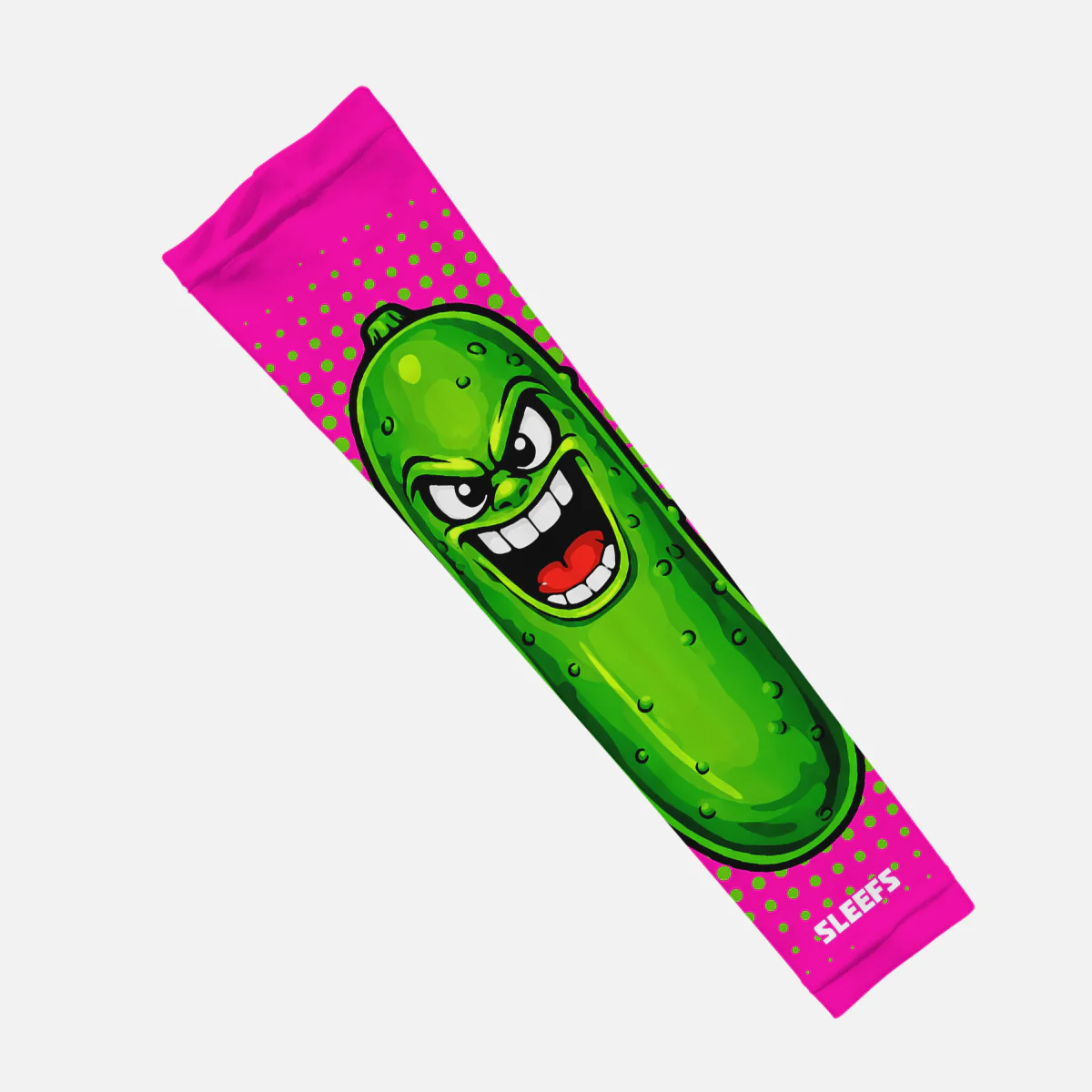 Hyper Pink Super Pickle Kids Arm Sleeve - Image 3