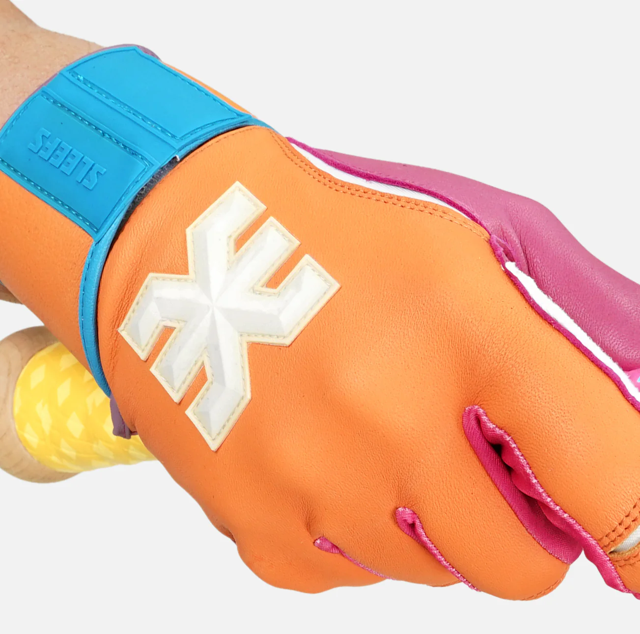 Ice Cream Cone Baseball Batting Gloves - Image 6