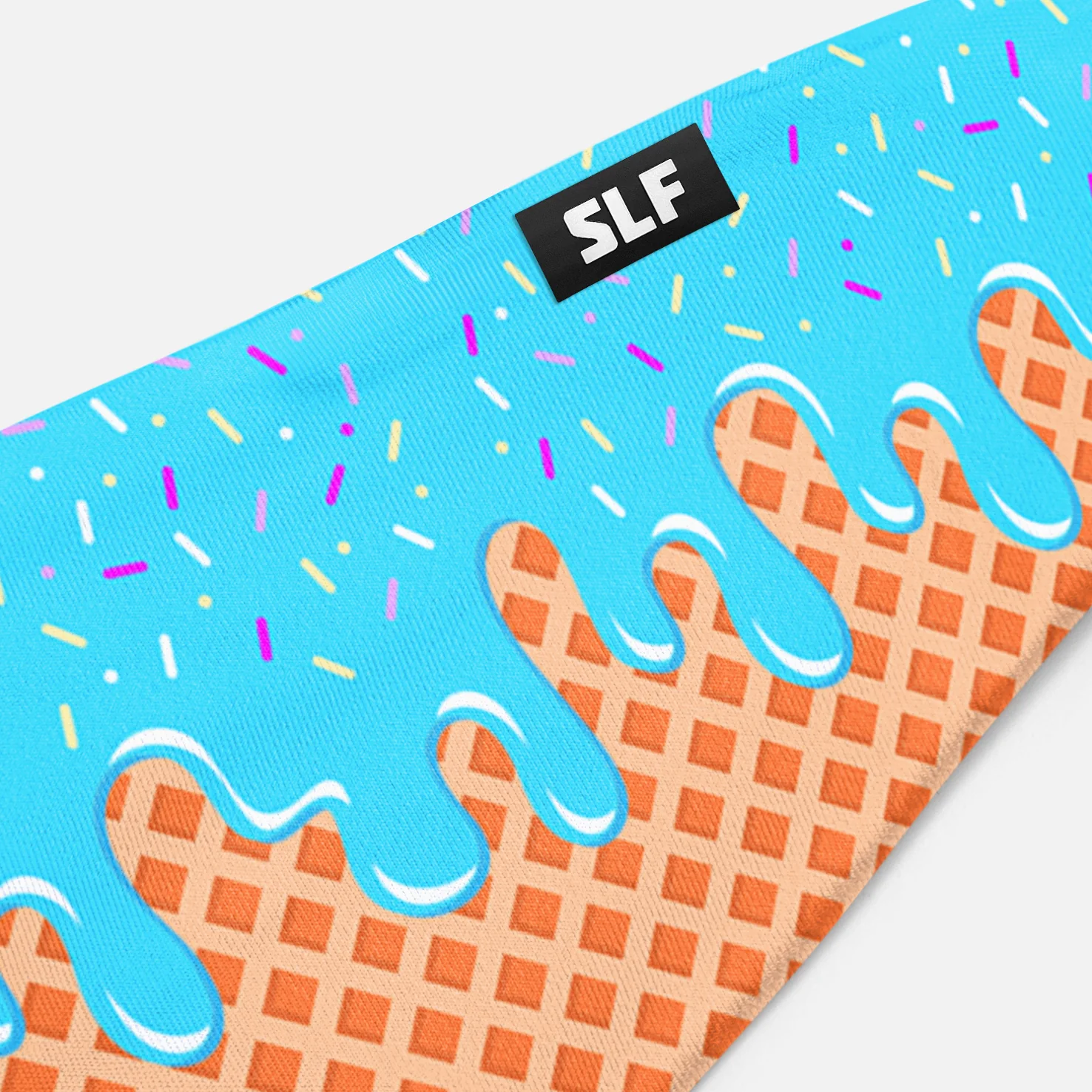 Ice Cream Cone Light Blue Headband - Image 2