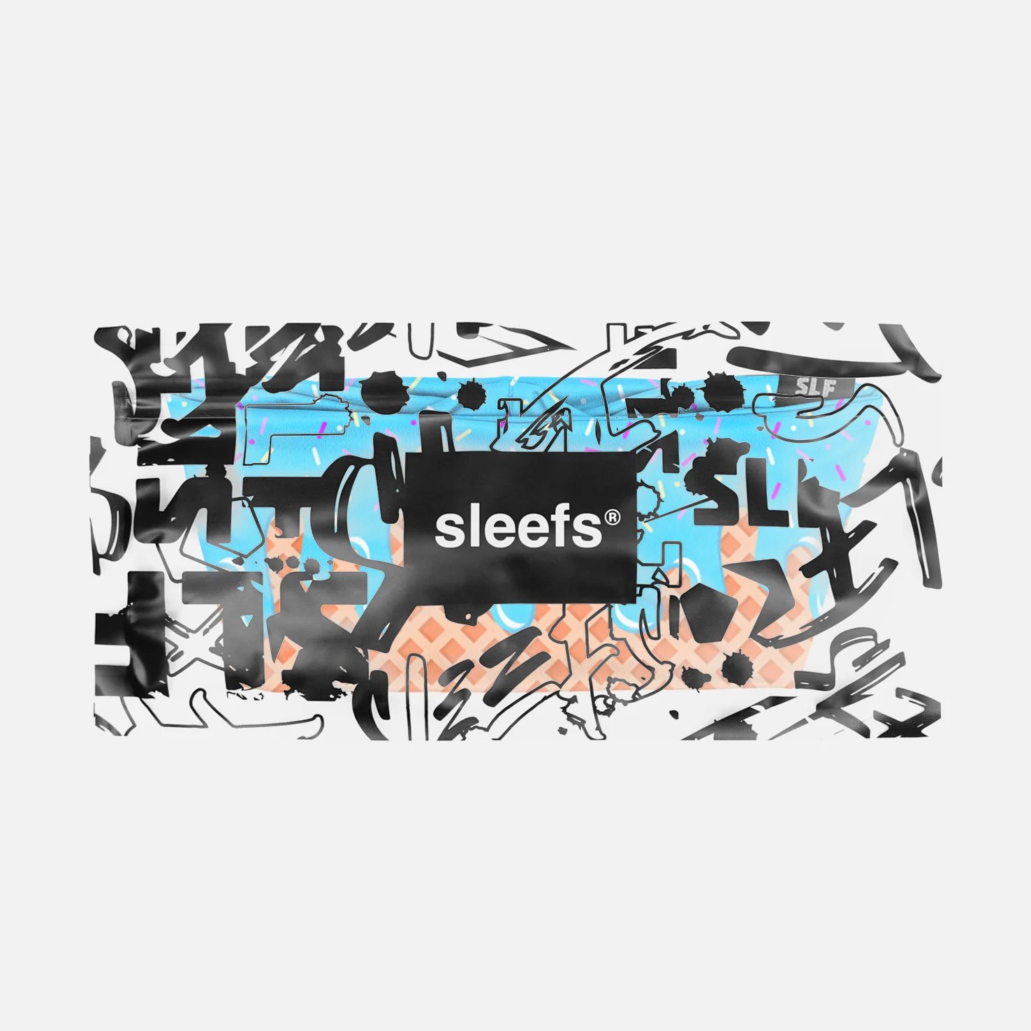 Ice Cream Cone Light Blue Headband - Image 3