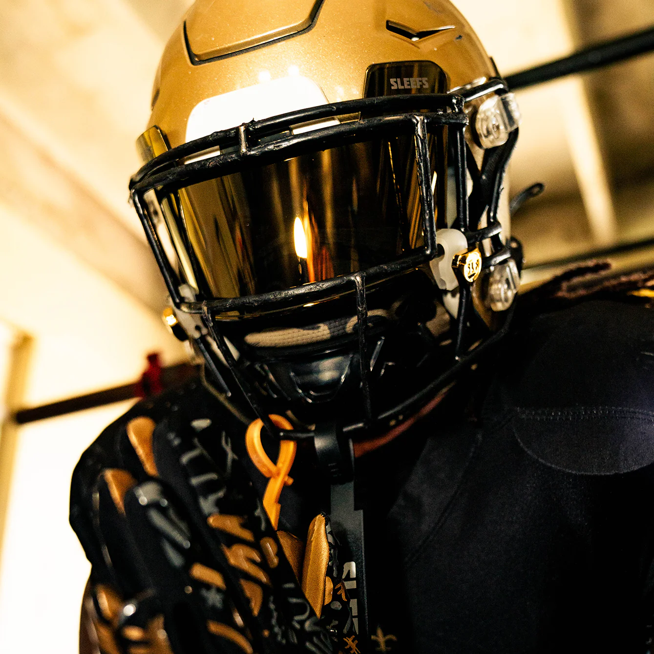 Smokey Gold Helmet Eye-Shield Color Tinted Visor - Image 4