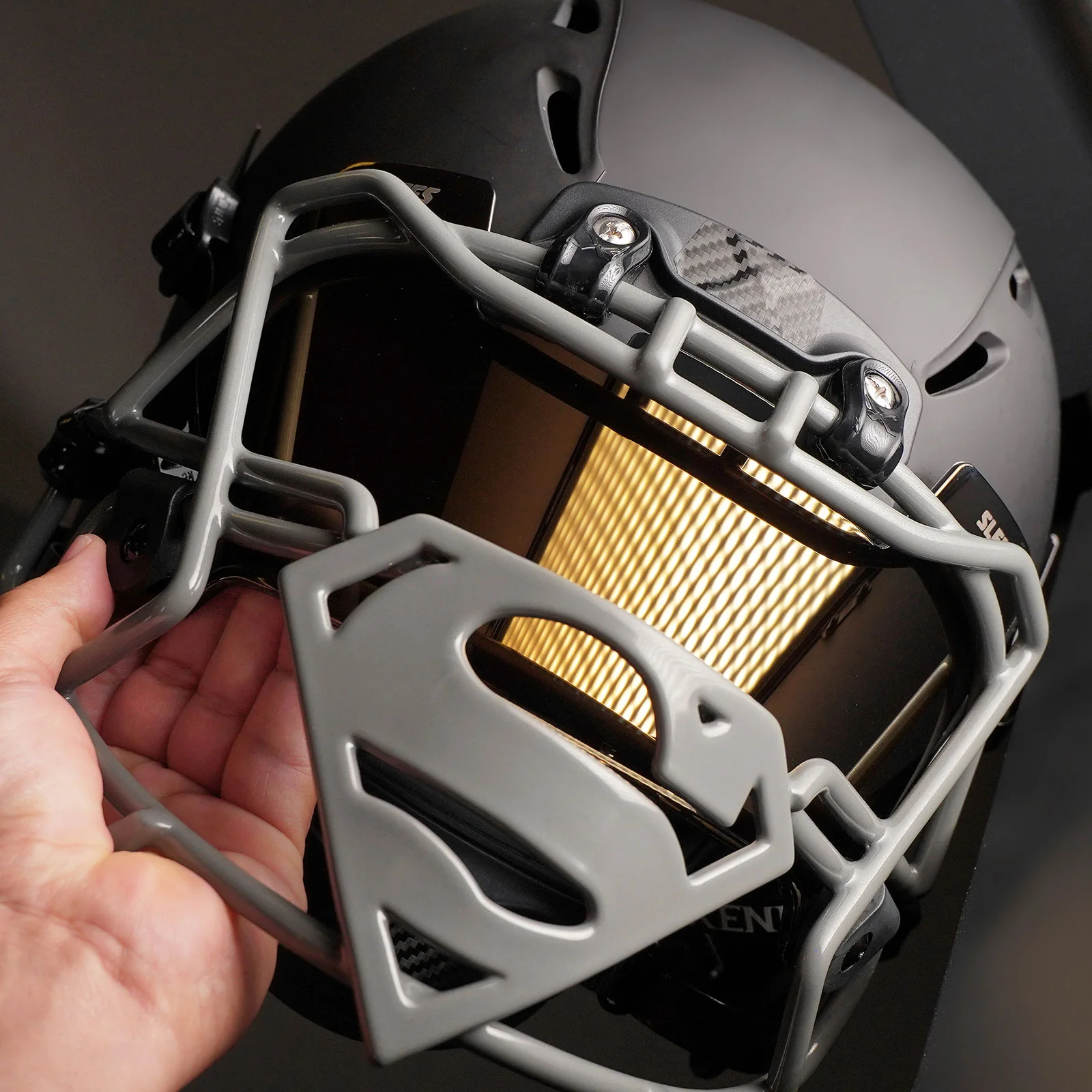 Smokey Gold Helmet Eye-Shield Color Tinted Visor - Image 5