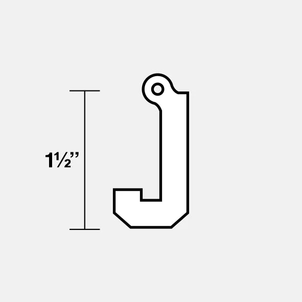 J Letter Pendant with Chain Kids Necklace - Gold Plated Stainless Steel - Image 7