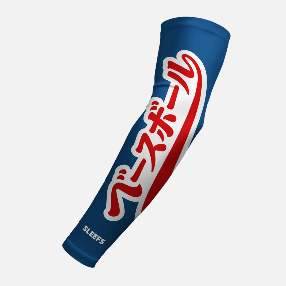 Japanese Baseball Americana Red and Blue Arm Sleeves Pair - Image 8