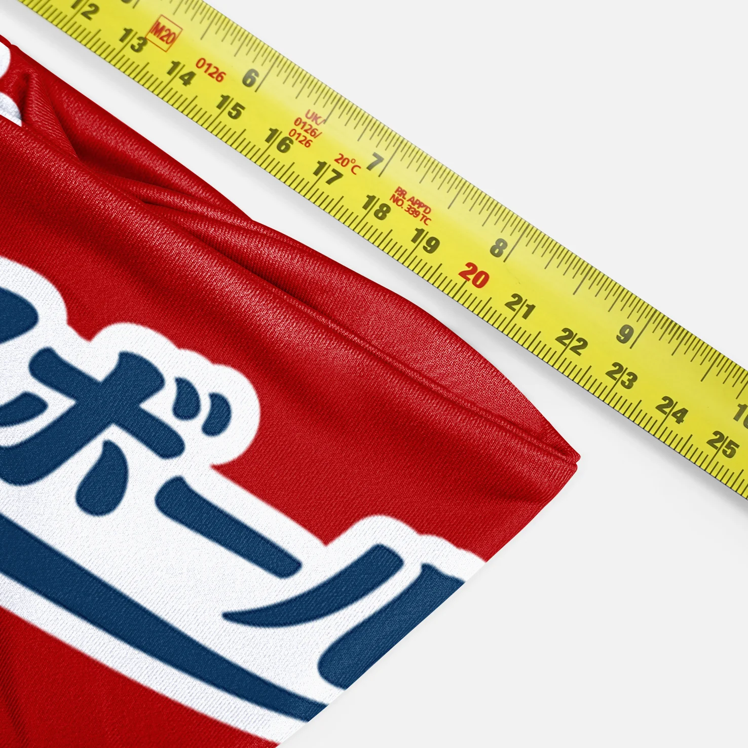 Japanese Baseball Crimson Red Headband - Image 6