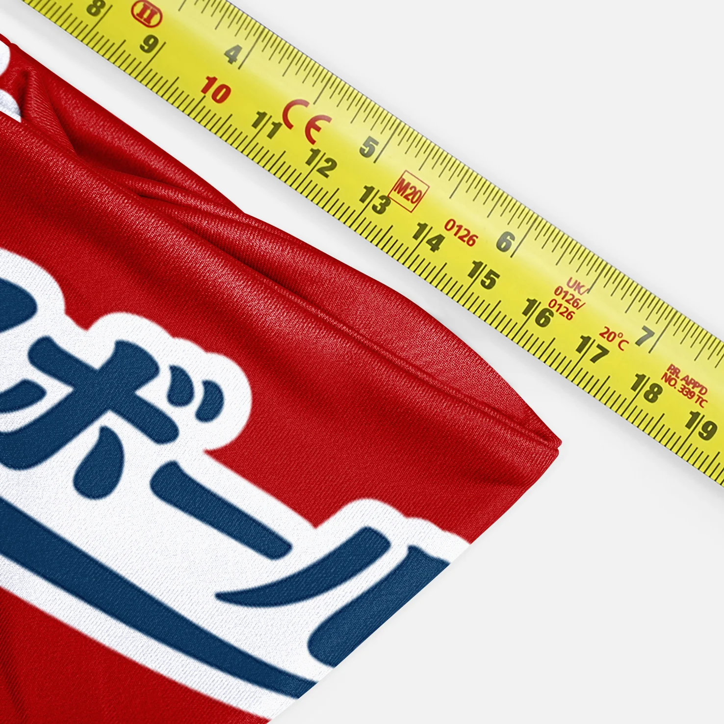 Japanese Baseball Crimson Red Kids Headband - Image 5