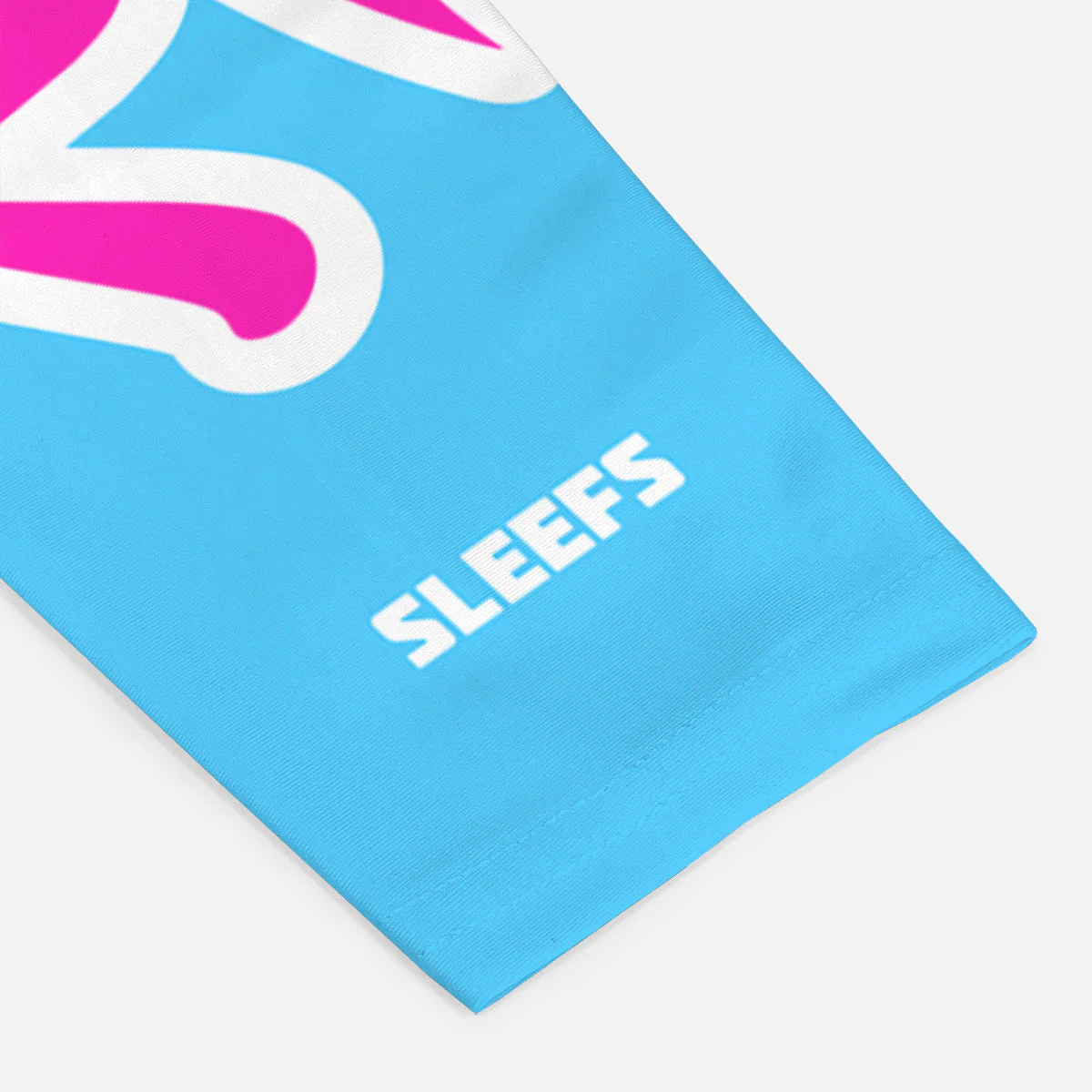 Japanese Baseball Lime Green and Blue Arm Sleeves Pair - Image 12